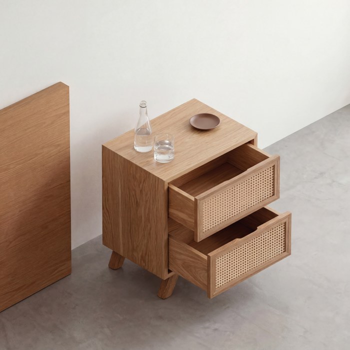 Mesa de Noche Ratán